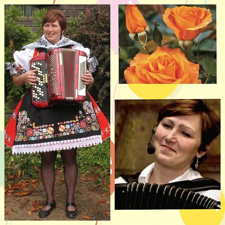 Harmonika s lidovými písničkami