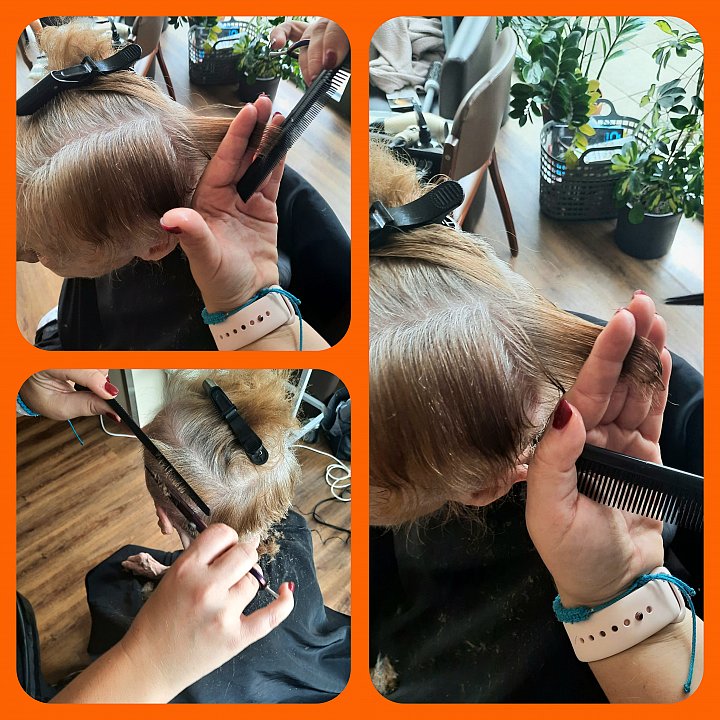 Naši pacienti po návštěvě kadeřnice jsou k nepoznání